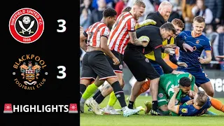 🚨6 GOALS and 4 RED CARDS! 😳SHEFFIELD UNITED 3-3 BLACKPOOL | EFL CHAMPIONSHIP HIGHLIGHTS🚨