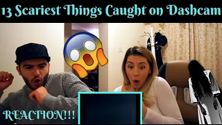 13 Scariest Things Caught on Dashcam *REACTION*