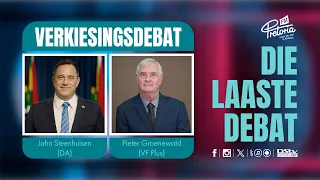 Verkiesingsdebat: John Steenhuisen en Pieter Groenewald