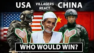 Villagers React To USA Vs China Military Power ! Tribal People React Usa Vs China Taiwan Issue