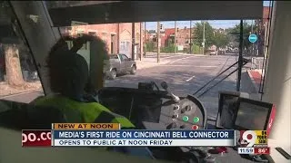 Here's your first ride on Cincinnati Bell Connector