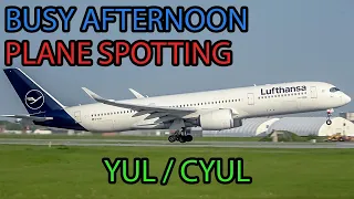 AFTERNOON ACTION! 40+ minutes of Plane Spotting at Montreal-Trudeau (YUL/CYUL)