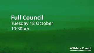 Full Council, 18 October 2022, 10:30am