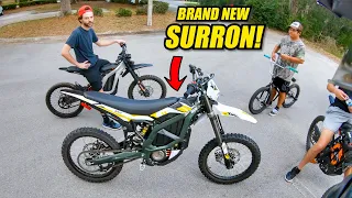 THE NEW Surron ULTRA BEE FIRST RIDE!