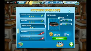 Cooking Fever Game - The Flipping Pancake kitchen upgrades (part 2 of 2)