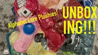 Unboxing Alphabet Lore Plushie Set! A to Z!