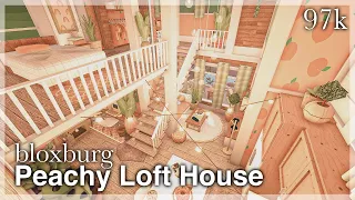 Bloxburg - Peachy Loft House Speedbuild