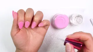 SNS 1. Dip Powder Nail Kit Color Manicure Instructions