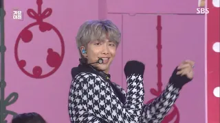 [2019 가요대전] BTS 지민 & RM의 경쾌한 캐럴 'Santa Claus Is  Coming To Town'