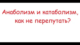 Обмен веществ. Как не перепутать типы обмена?/БИОЛОГИЯ ЦТ ЕГЭ