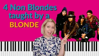 What's Up? 4 Non Blondes Sing and Play Piano Tutorial