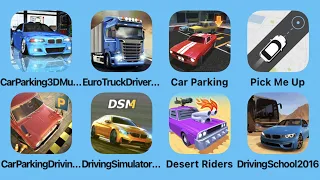 Car Parking 3D, Euro Truck Driver, Car Parking and More Car Games iPad Gameplay