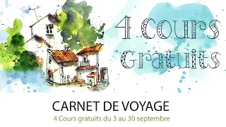 4 Cours Gratuits Carnet de Voyage