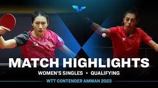 Zhu Chengzhu vs Pauline Chasselin | WS Qual | WTT Contender Amman 2023