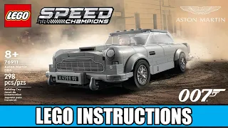 LEGO Instructions | Speed Champions | 76911 | 007 Aston Martin DB5