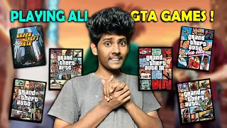 i played all GTA GAMES in one video (telugu)