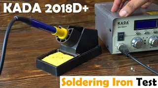 Kada 2018D+ SMD rework station soldering iron test, Hindi/Urdu