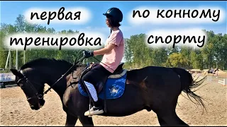 Конный спорт. Первая тренировка. кск. Лошади / ksk 2022, 2023 #konovlog #лошади