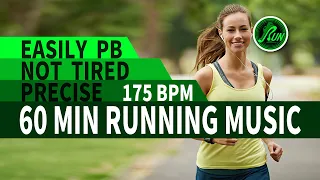 🍭Easily PB｜Not tired｜Precise 175 BPM｜60 MIN Running Music｜#56｜柒零夜跑