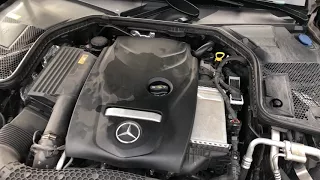 MERCEDES-BENZ C 300 - HOW TO CHECK OIL