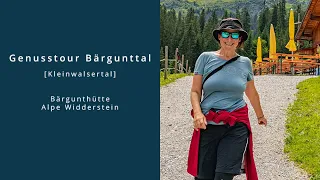 Wunderschöner Spaziergang zur Bärgunthütte und zur Alpe Widderstein/Kleinwalsertal