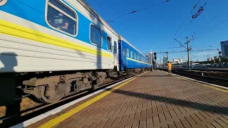 🇺🇦 Електровоз ЧС8-023 з поїздом EN 30 Ужгород - Київ