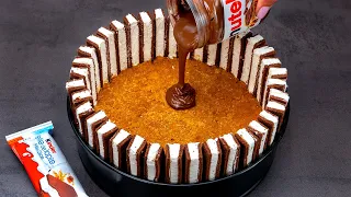 Kinder Milk cake, without baking. It has conquered the Internet!