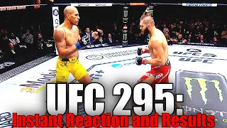 UFC 295 (Jiri Prochazka vs Alex Pereira): Reaction and Results