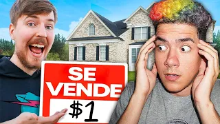 EL YOUTUBER QUE VENDIO SUS CASAS POR 1 DOLAR *inaudito* | TheDonato Reacciona a MrBeast en Español