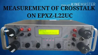 Measurement of CROSSTALK BY EPXZ-L22UC