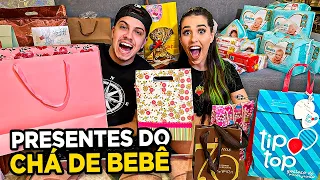 Abrindo PRESENTES do CHÁ DE BEBÊ