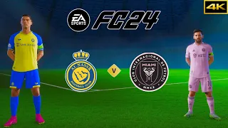 EA SPORTS FC 24 - AL NASSR vs. INTER MIAMI - RONALDO vs. MESSI - PS5™ [4K]