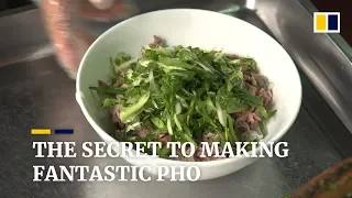 Owner of top pho restaurant in Hanoi, Vietnam share his secret to success