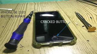 iPhone SE 2020 Cracked Home Button Restoration