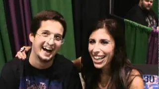 Felissa Rose and Jonathan Tiersten (Angela and Ricky from Sleepaway Camp) at Scarefest 2011