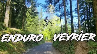 Découverte des pistes enduro du mont Veyrier et de son road gap