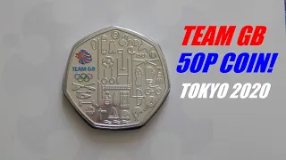 Tokyo 2020 Olympics Team GB 50p Coin! #TOKYO2020 #50PCOIN