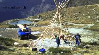 Zeltwelt | Tipi-Aufbau | Kreuzboden VS