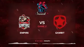 Team Empire против Gambit, Вторая карта, Квалификация на Dota Summit 8