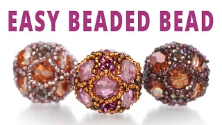 Easy Beaded Bead Tutorial with seed beads