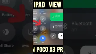 ipad view In Poco x3 pro #ytshorts #Shorts #pubgmobile #ipadviewinandroid