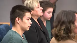 Tears as two teens plead guilty for murder of grandparents