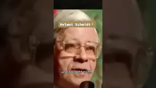 Helmut Schmidt über Massenmigration: ,,Das geht nicht!" I Bester Bundeskanzler aller Zeiten?