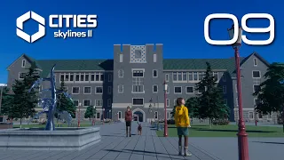 Университет и новый район вокруг него в Cities: Skylines 2
