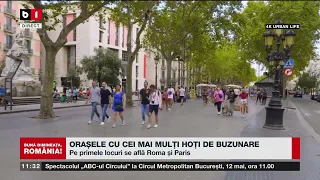 ORAȘELE EUROPENE CU CEI MAI MULȚI HOȚI DE BUZUNARE_Știri B1TV_3 mai 2024