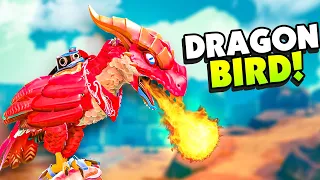 My BIRD Became a FIRE BREATHING DRAGON! - Falcon Age VR
