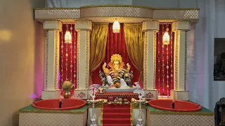 Ganpati decoration at home Rajmahal theme | Sandeep Kamble