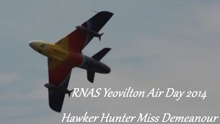 Hawker Hunter Miss Demeanour @ RNAS Yeovilton Air Day 2014 (HD)