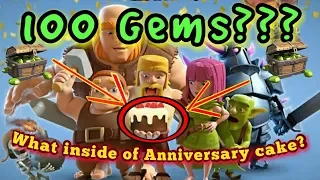 Clash of clans anniversary cake | New Update | Clash of clans Smart Attack
