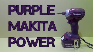 Purple Makita Impact Driver | Best Makita Ever? Makita DTD171 / XDT16 Impact Driver Review